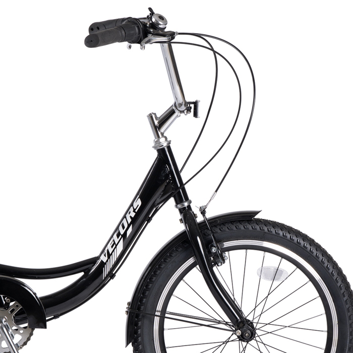 Tricicleta adulti 20" VELORS Senior, cadru otel 16", frane V-Brake/tambur, 7 viteze [6]