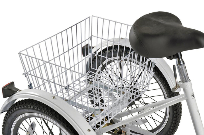 Tricicleta adulti 20" VELORS Senior, cadru otel 16", frane V-Brake/tambur, 7 viteze [9]