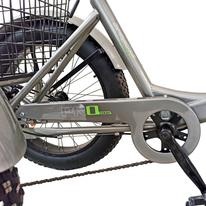 Tricicleta adulti 24" BR CYCLES Pro2008-FB, cadru otel 16", manete revoshift, frane disc, 7 viteze [13]