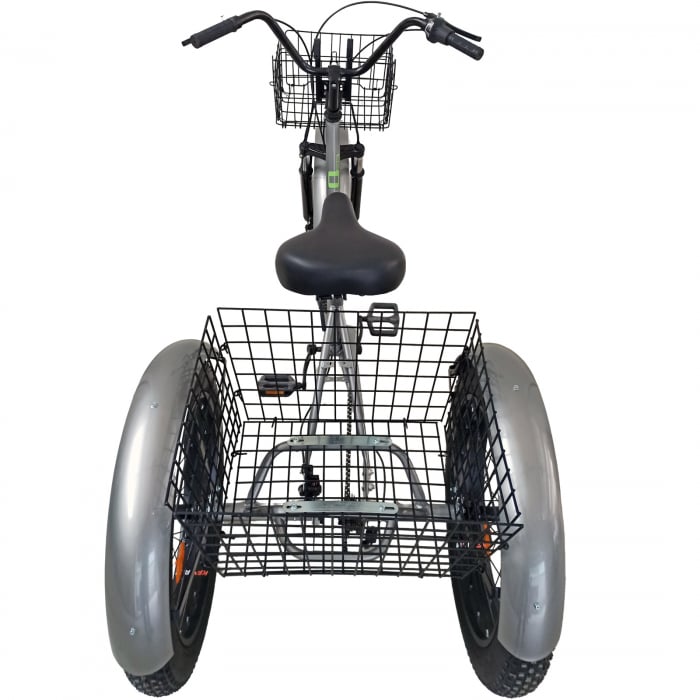 Tricicleta adulti 24" BR CYCLES Pro2008-FB, cadru otel 16", manete revoshift, frane disc, 7 viteze [3]