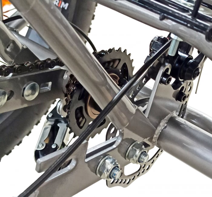 Tricicleta adulti 24" BR CYCLES Pro2008-FB, cadru otel 16", manete revoshift, frane disc, 7 viteze [14]