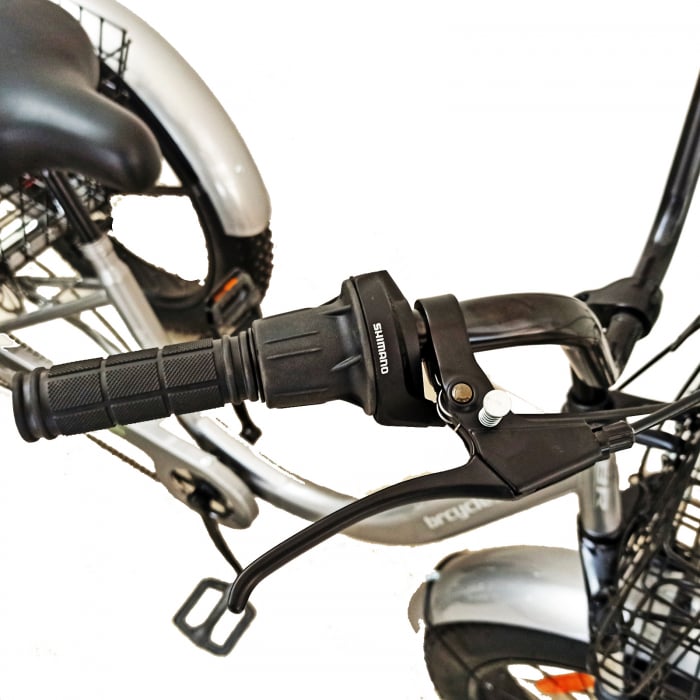 Tricicleta adulti 24" BR CYCLES Pro2008-FB, cadru otel 16", manete revoshift, frane disc, 7 viteze [10]