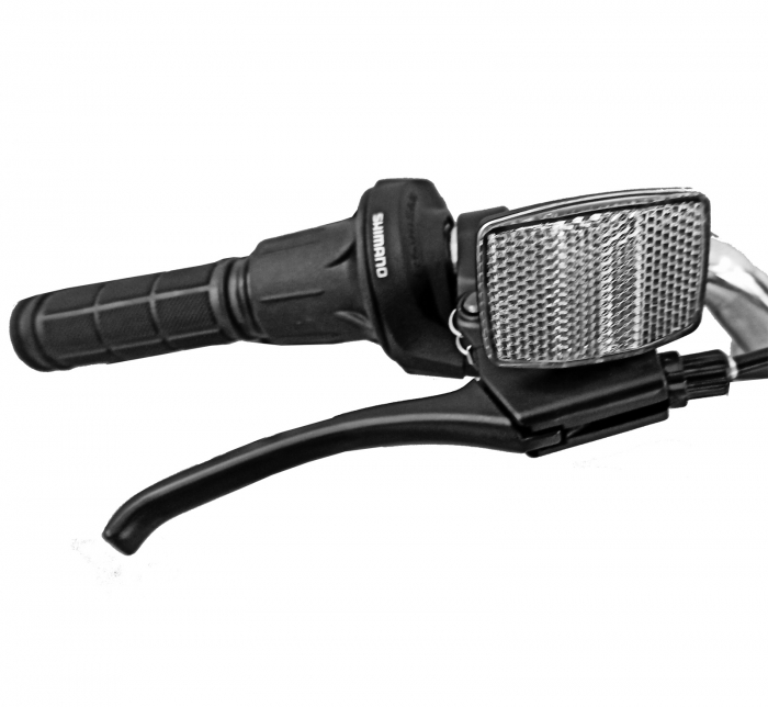 Tricicleta adulti 24" BR CYCLES Pro2008-VB, cadru otel 16", frane V-Brake/tambur, 7 viteze [9]