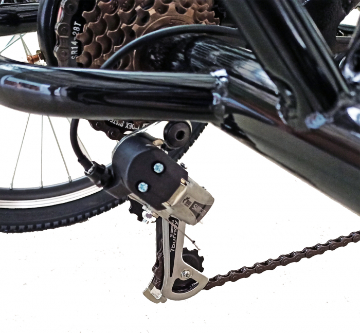 Tricicleta adulti 24" BR CYCLES Pro2008-VB, cadru otel 16", frane V-Brake/tambur, 7 viteze [14]