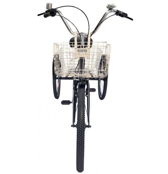 Tricicleta adulti 24" BR CYCLES Pro2008-VB, cadru otel 16", frane V-Brake/tambur, 7 viteze [4]