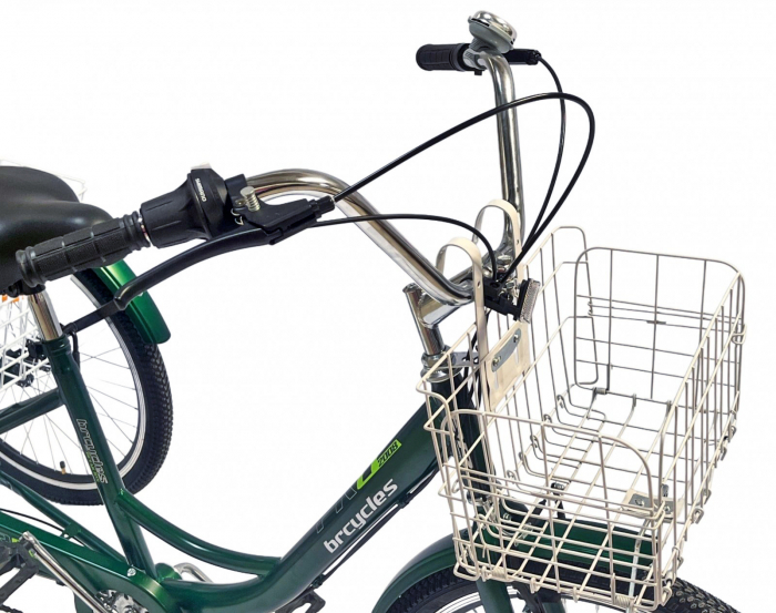 Tricicleta adulti 24" BR CYCLES Pro2008-VB, cadru otel 16", frane V-Brake/tambur, 7 viteze [8]