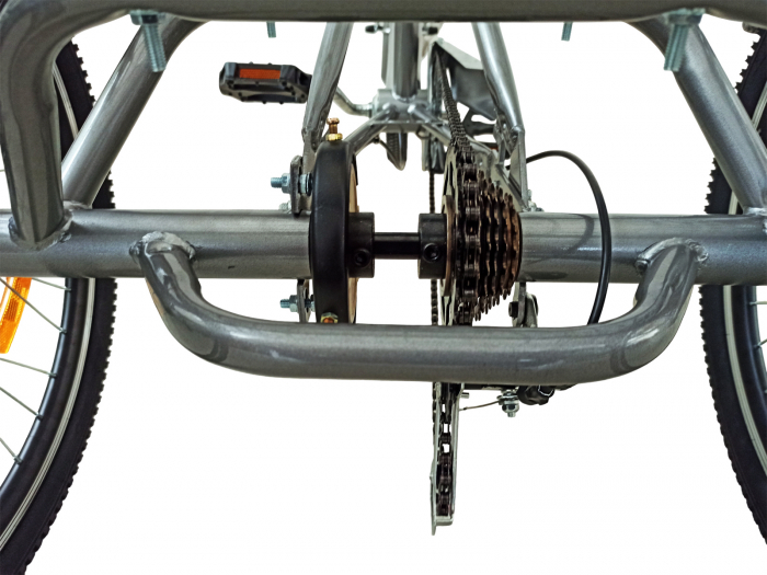 Tricicleta adulti 24" BR CYCLES Pro2008-VB, cadru otel 16", frane V-Brake/tambur, 7 viteze [12]