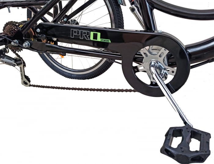 Tricicleta adulti 24" BR CYCLES Pro2008-VB, cadru otel 16", frane V-Brake/tambur, 7 viteze [12]