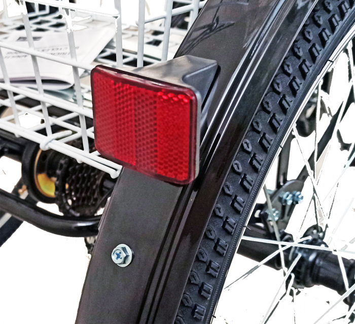 Tricicleta adulti 24" BR CYCLES Pro2008-VB, cadru otel 16", frane V-Brake/tambur, 7 viteze [18]