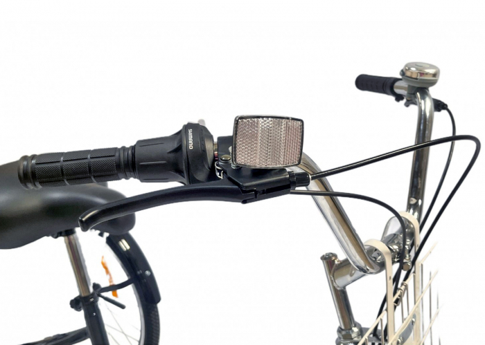 Tricicleta adulti 24" BR CYCLES Pro2008-VB, cadru otel 16", frane V-Brake/tambur, 7 viteze [8]