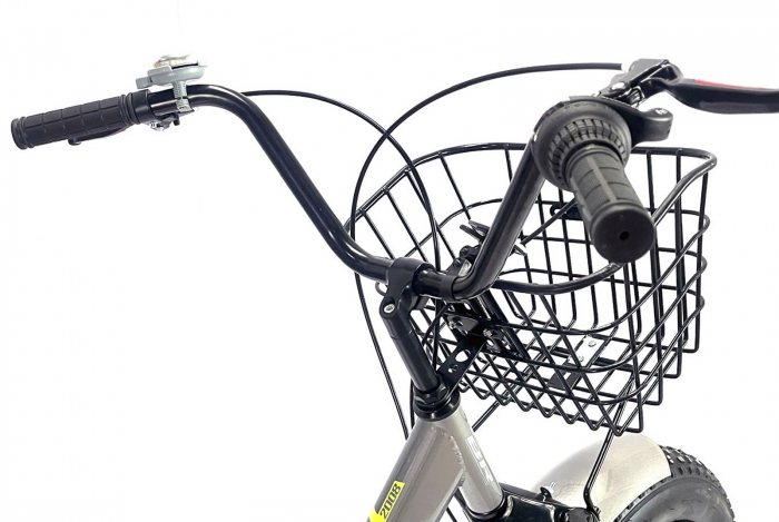 Tricicleta adulti 20" BR Cycles Pro2008, cadru otel 15", frane disc, 6 viteze, albastru [4]