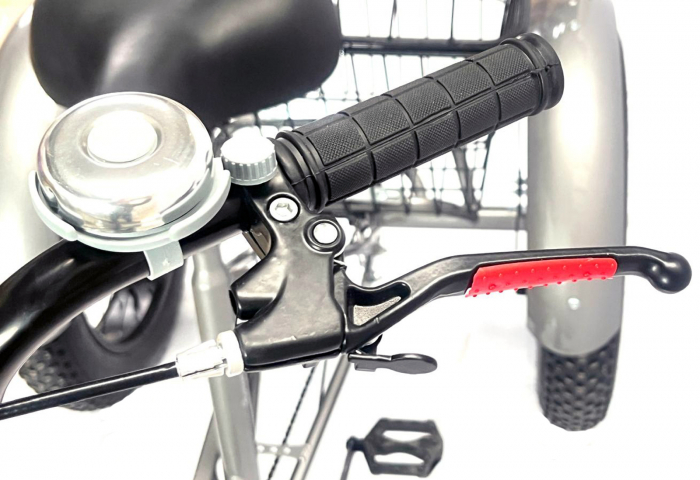 Tricicleta adulti 20" BR Cycles Pro2008, cadru otel 15", frane disc, 6 viteze, albastru [7]