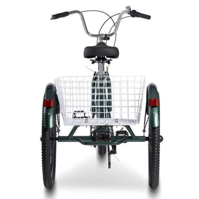 Tricicleta adulti 24" VELORS Senior 24618A, cadru otel 16", frane V-Brake/tambur, 7 viteze [4]