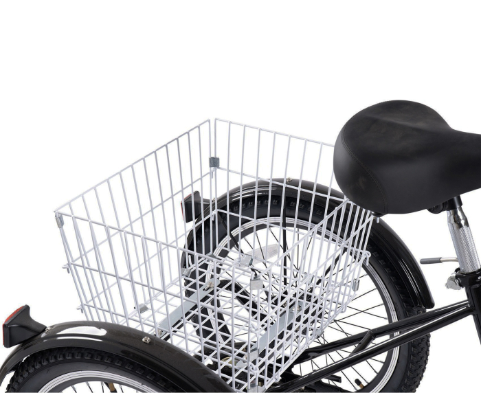 Tricicleta adulti 24" VELORS Senior 24618A, cadru otel 16", frane V-Brake/tambur, 7 viteze [9]