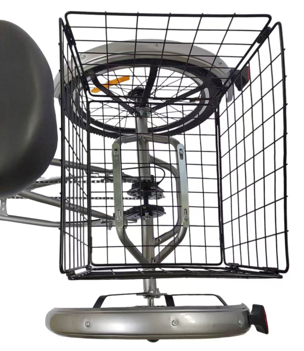 Tricicleta adulti pliabila 20" BR Cycles Pro2008-T002, cadru aluminiu 16", frane V-Brake/tambur, 7 viteze [8]