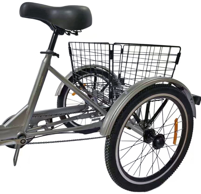 Tricicleta adulti pliabila 20" BR Cycles Pro2008-T002, cadru aluminiu 16", frane V-Brake/tambur, 7 viteze [10]