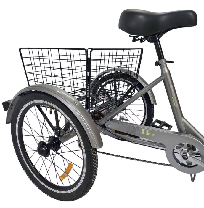 Tricicleta adulti pliabila 20" BR Cycles Pro2008-T002, cadru aluminiu 16", frane V-Brake/tambur, 7 viteze [9]