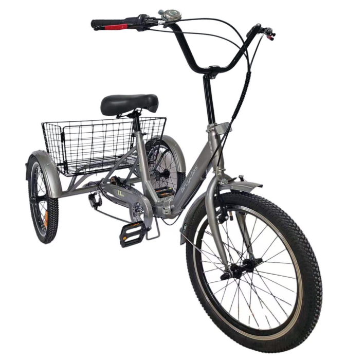 Tricicleta adulti pliabila 20" BR Cycles Pro2008-T002, cadru aluminiu 16", frane V-Brake/tambur, 7 viteze [2]