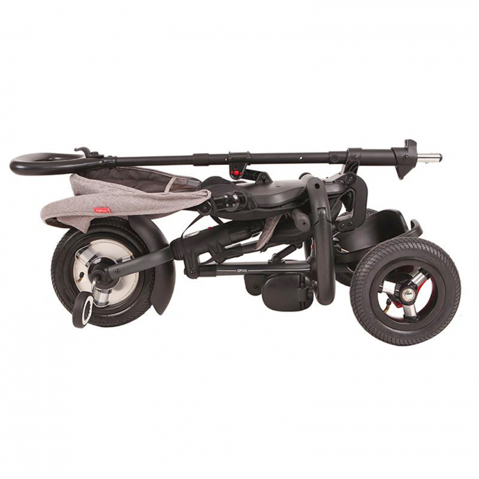 Tricicleta cu roti de cauciuc QPLAY Rito Rubber bleumarin [10]