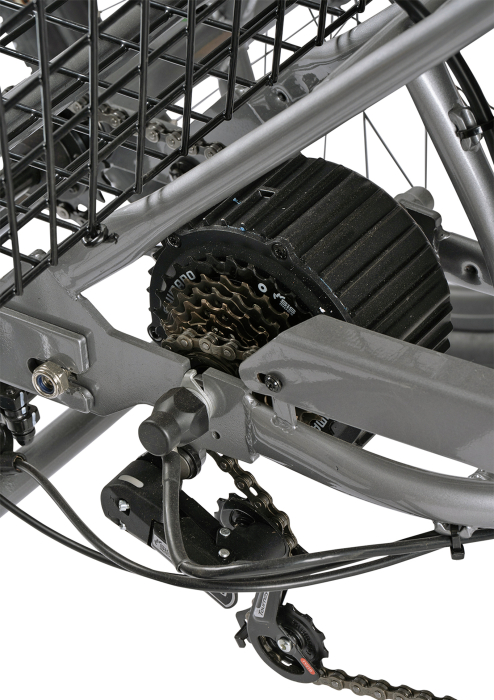 Tricicleta electrica 24" CARPAT E-Senior 24560E, cadru otel 16", frane disc/tambur, autonomie 40-60 km [8]