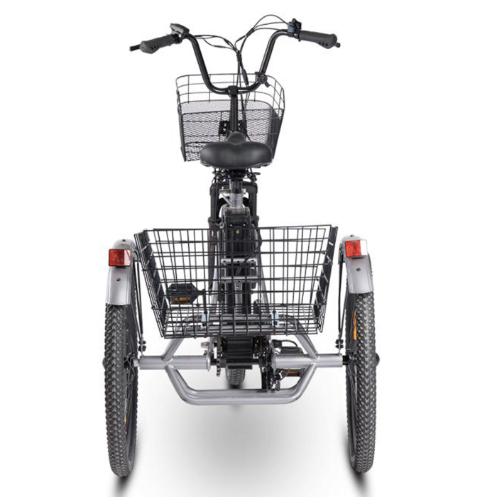 Tricicleta electrica 24" CARPAT E-Senior 24560E, cadru otel 16", frane disc/tambur, autonomie 40-60 km [4]