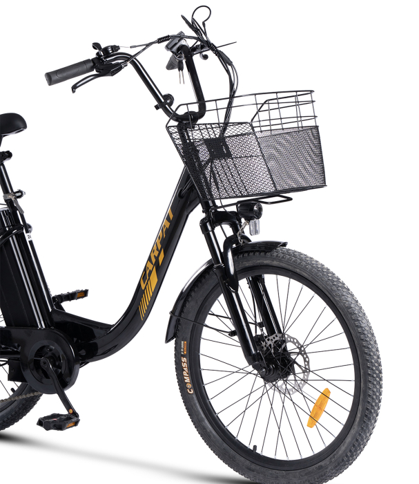 Tricicleta electrica 24" CARPAT E-Senior 24560E, cadru otel 16", frane disc/tambur, autonomie 40-60 km [12]