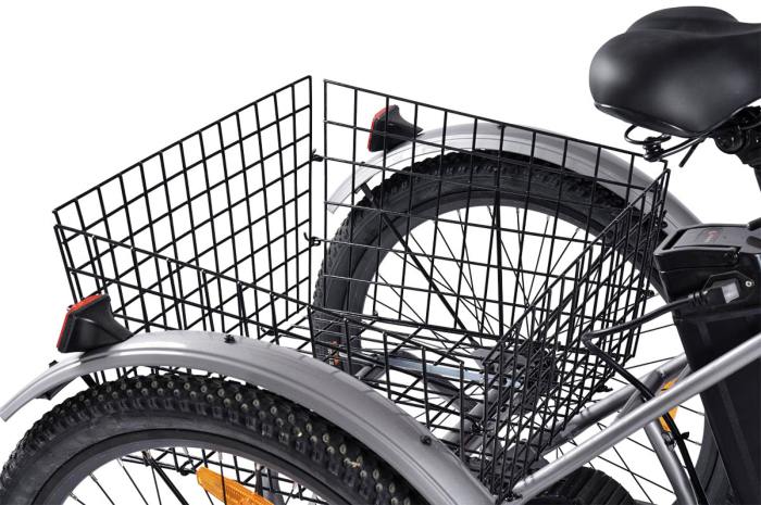 Tricicleta electrica 24" CARPAT E-Senior 24560E, cadru otel 16", frane disc/tambur, autonomie 40-60 km [11]