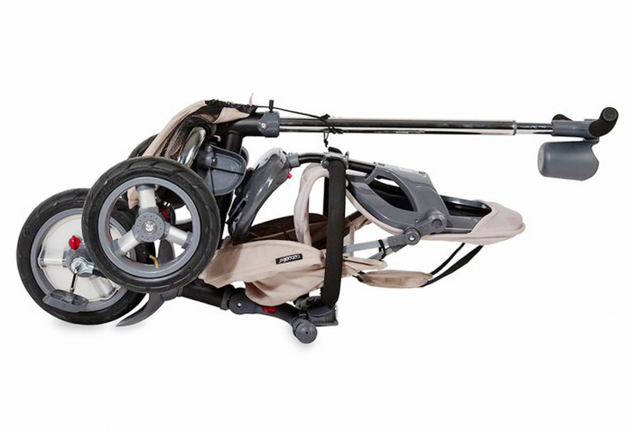 Tricicleta multifunctionala 4in1 cu sezut reversibil COCCOLLE Velo Air bej [7]