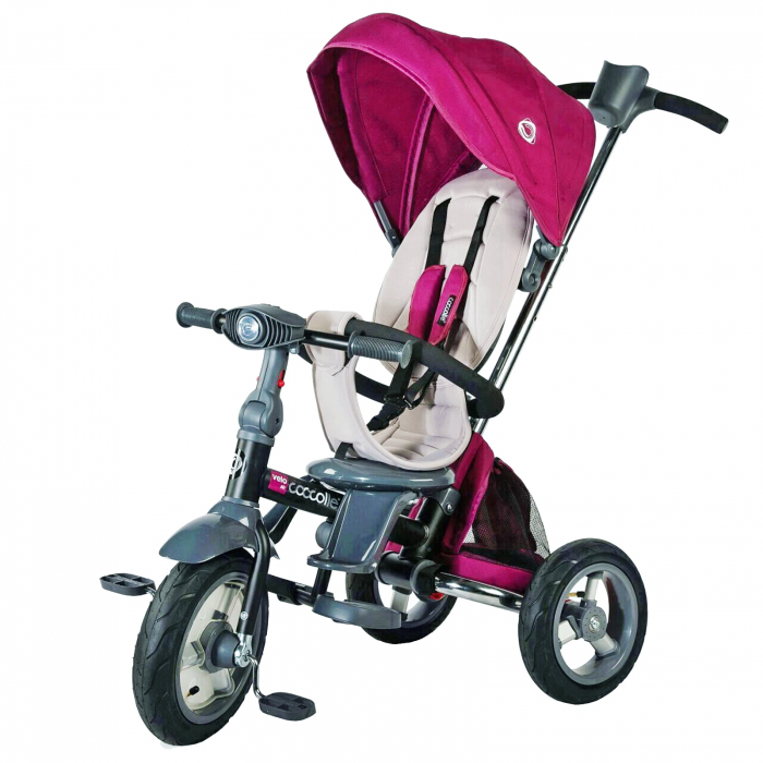 Tricicleta multifunctionala 4in1 cu sezut reversibil COCCOLLE Velo Air violet [1]