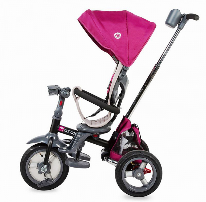 Tricicleta multifunctionala 4in1 cu sezut reversibil COCCOLLE Velo Air violet [2]