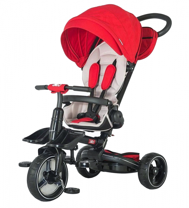 Tricicleta multifunctionala COCCOLLE Alto rosu [1]