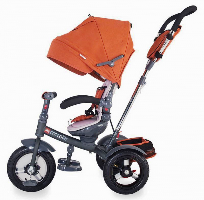 Tricicleta multifunctionala COCCOLLE Giro Plus caramiziu [5]