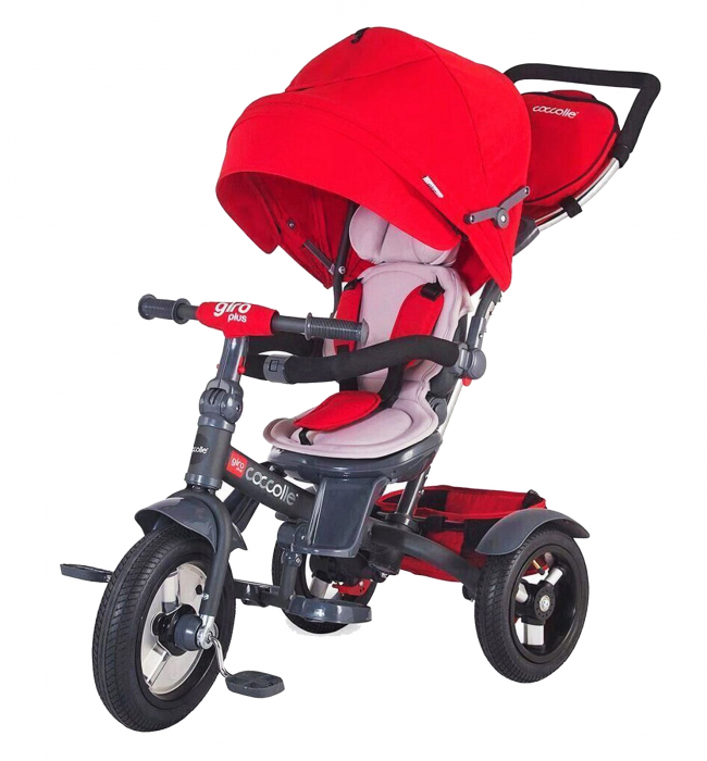 Tricicleta multifunctionala COCCOLLE Giro Plus rosu [1]