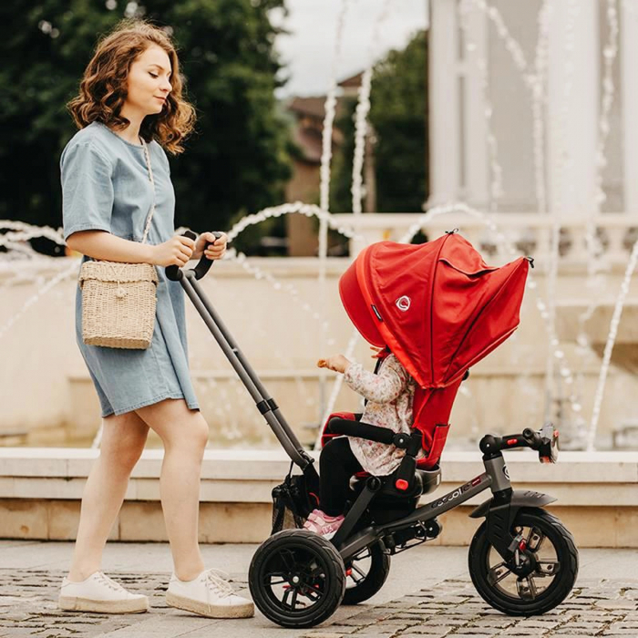 Tricicleta multifunctionala COCCOLLE Pianti Ruby Red [14]