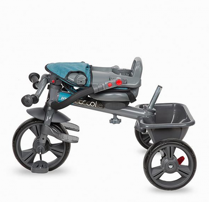 Tricicleta multifunctionala COCCOLLE Primo Turquoise tide [7]