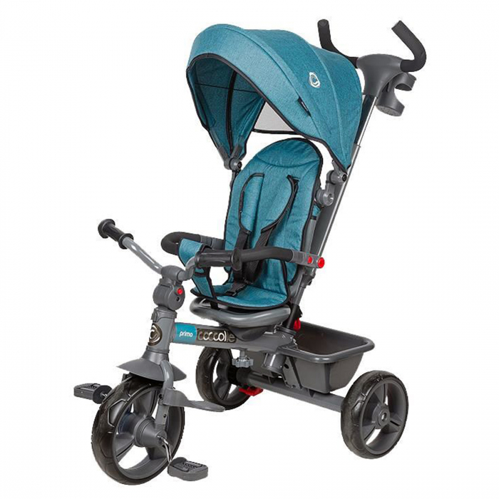 Tricicleta multifunctionala COCCOLLE Primo Turquoise tide [1]