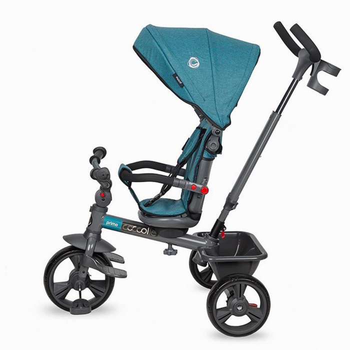 Tricicleta multifunctionala COCCOLLE Primo Turquoise tide [2]