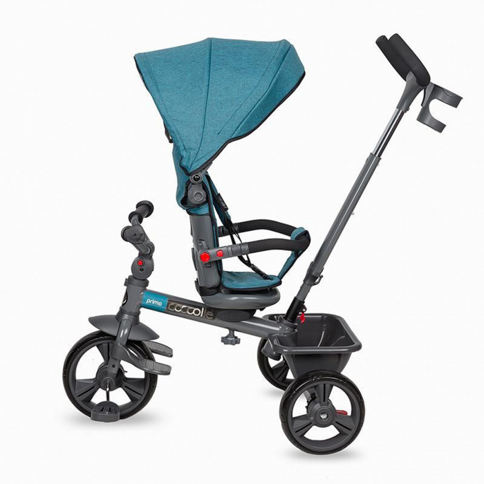 Tricicleta multifunctionala COCCOLLE Primo Turquoise tide [3]