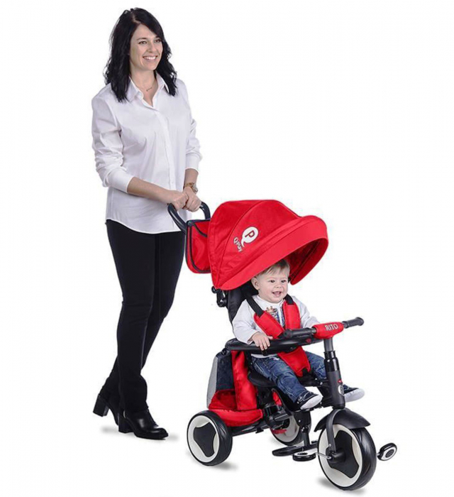 Tricicleta pliabila QPLAY Rito+ rosu [8]