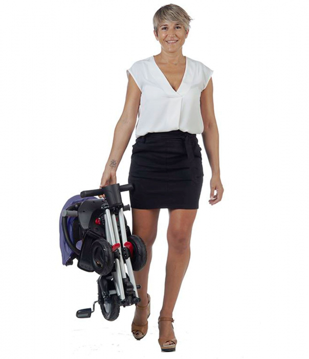 Tricicleta ultrapliabila QPLAY Nova albastru inchis [8]