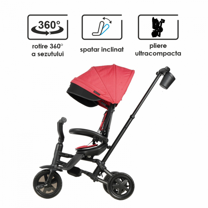 Tricicleta ultrapliabila QPLAY Nova Niello rosu [21]