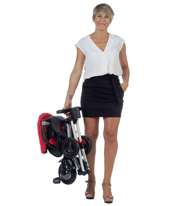 Tricicleta ultrapliabila QPLAY Nova rosu [13]