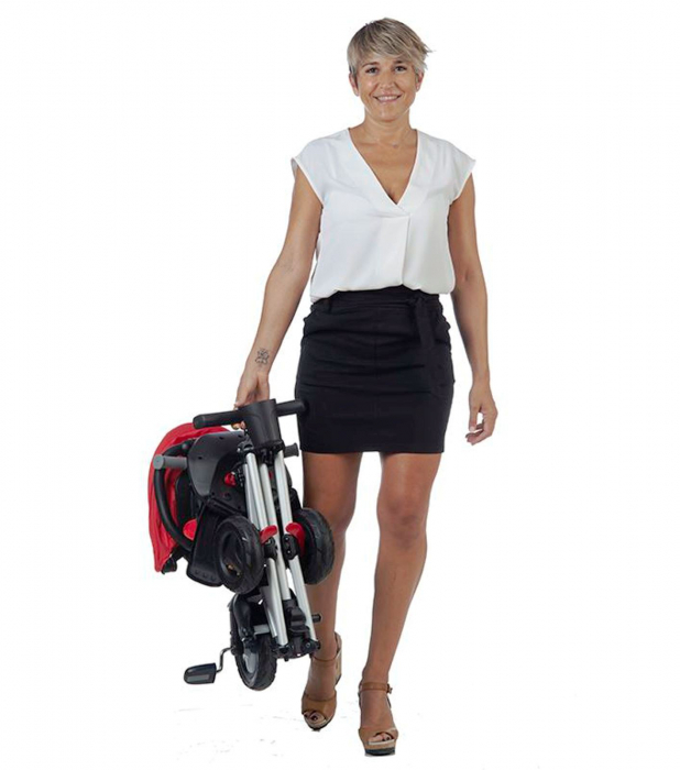 Tricicleta ultrapliabila QPLAY Nova rosu [11]