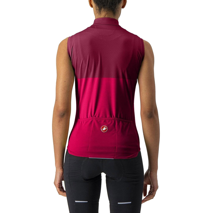 Tricou ciclism fara maneci CASTELLI Velocissima SL, de dama [2]