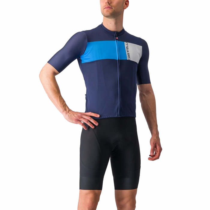 Tricou ciclism maneca scurta CASTELLI Prologo 7, albastru/antracit, marime L [3]