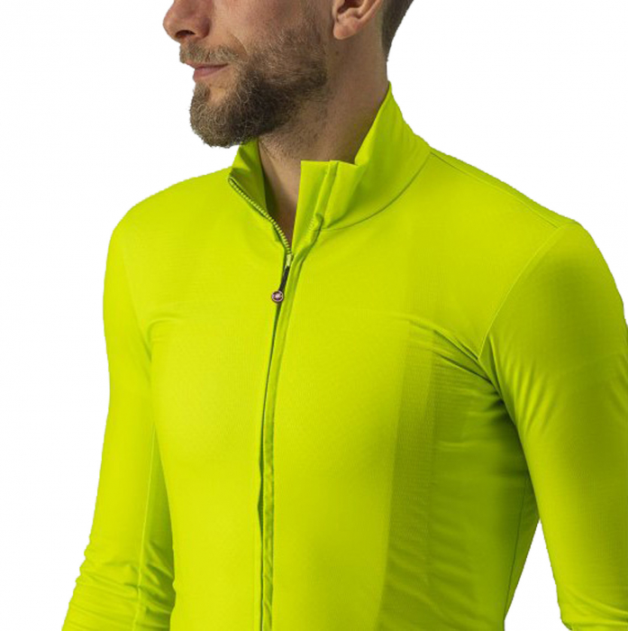 Tricou maneca lunga CASTELLI Pro Thermal Mid LS, galben fluo, marime XL [4]