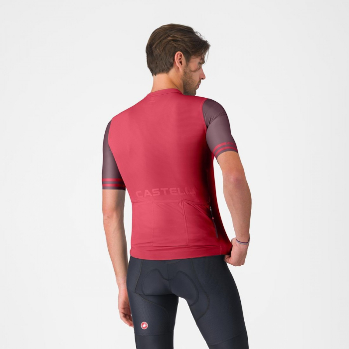 Tricou cu maneca scurta Castelli Prologo Lite 2, pentru barbati, rosu/bordo, L [2]