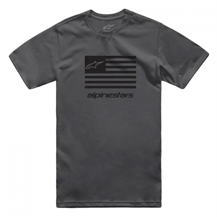 Tricou maneca scurta ALPINESTARS Flag CSF Tee, antracit/negru [3]