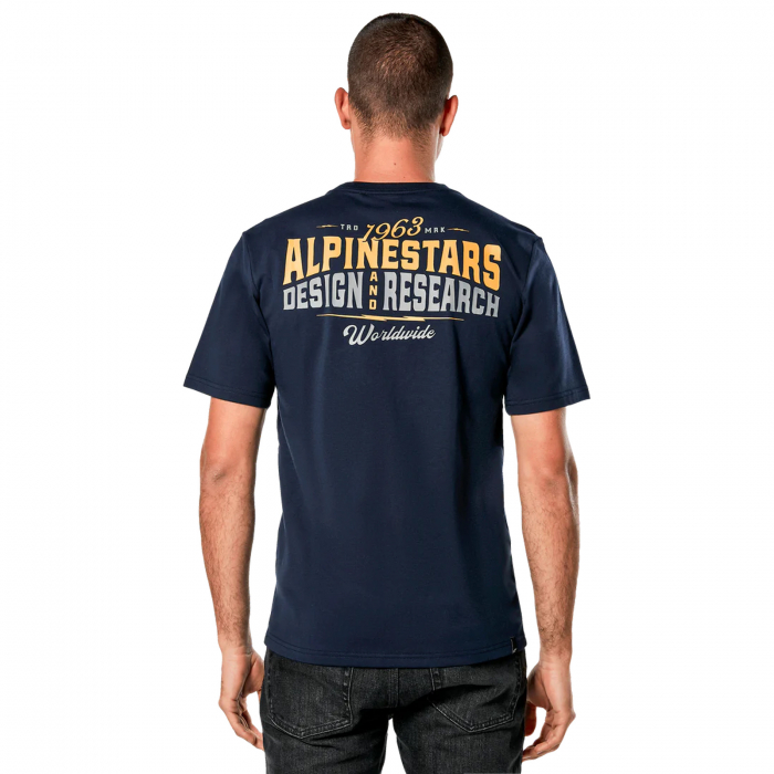 Tricou maneca scurta ALPINESTARS Stax CSF Tee, bleumarin [2]