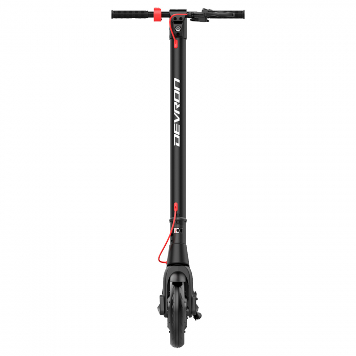 Trotineta electrica DEVRON Zerga X8, motor 350W, roata 10", acumulator 7.8Ah, negru/rosu [8]